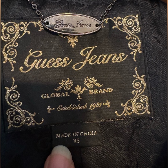 Guess Jean Dress Coat. Size XS - Picture 6 of 7